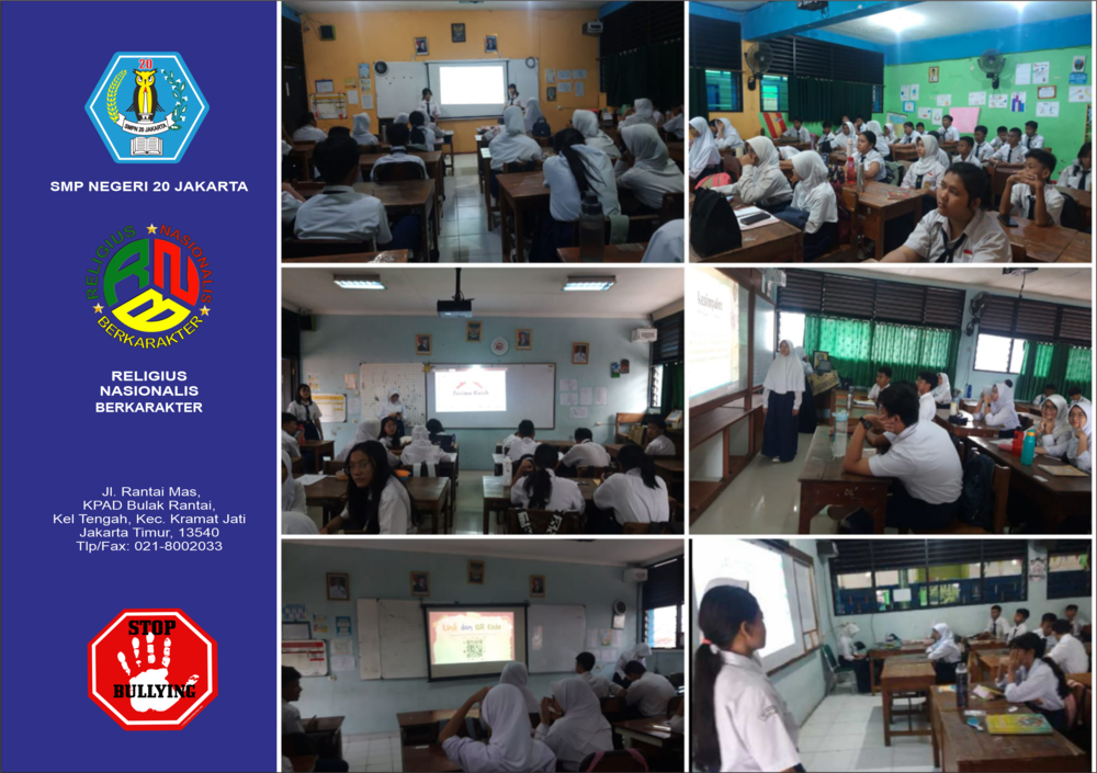 SMPN 20 Jakarta Laksanakan Kegiatan Bedah Buku pada pembiasaan Pagi