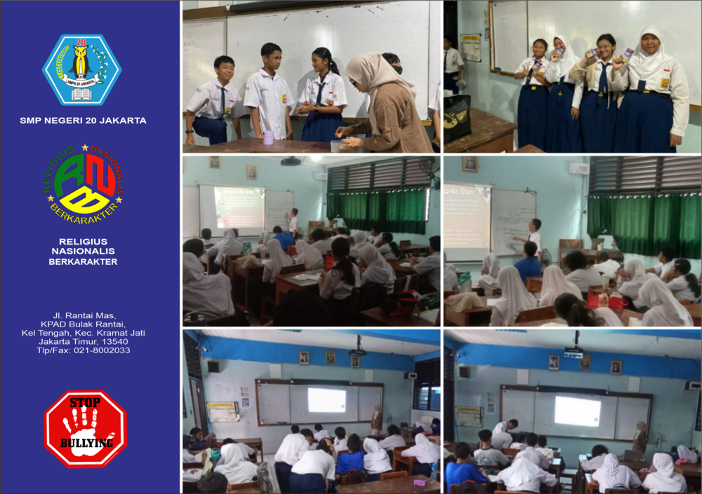 English Club SMPN 20 Jakarta Sajikan Materi Descriptive Text pada Semester Ganjil