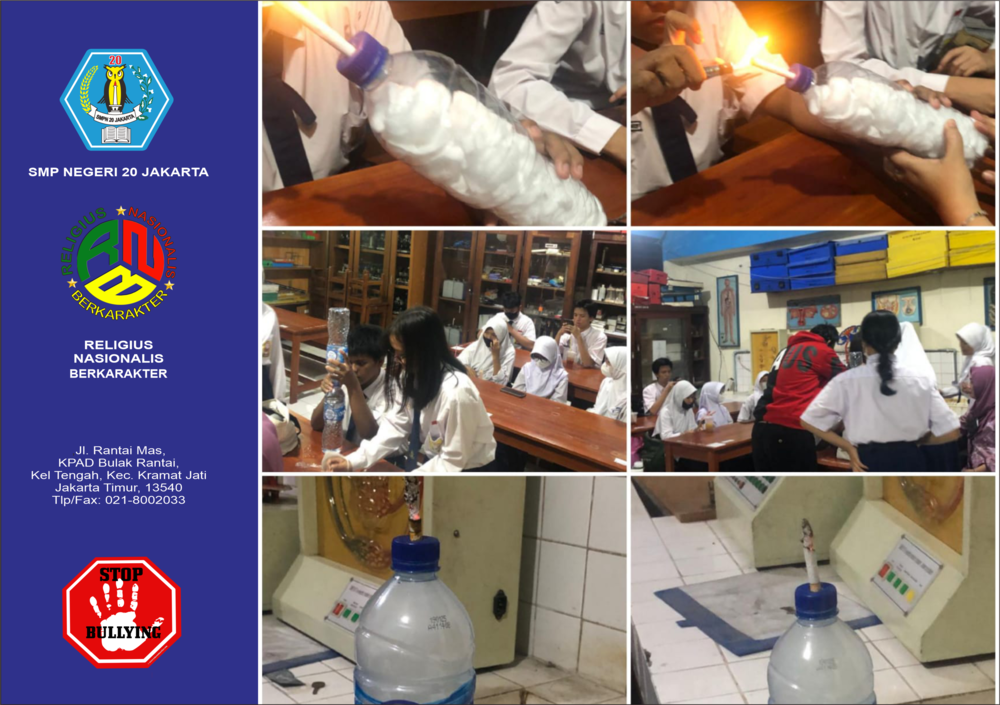 Ekskul KIR SMPN 20 Jakarta Selenggarakan Kegiatan Edukasi Bahaya Zat pada Rokok