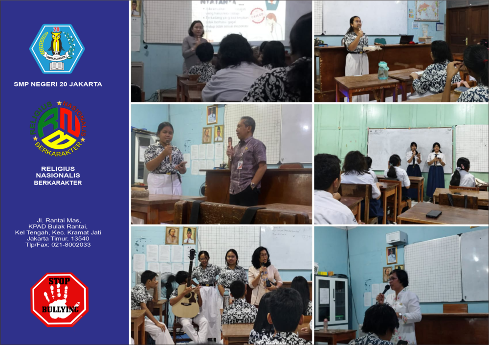 Ekskul Rohani Kristen SMPN 20 Jakarta Gelar Beragam Materi Pembinaan Rohani di Semester Ganjil