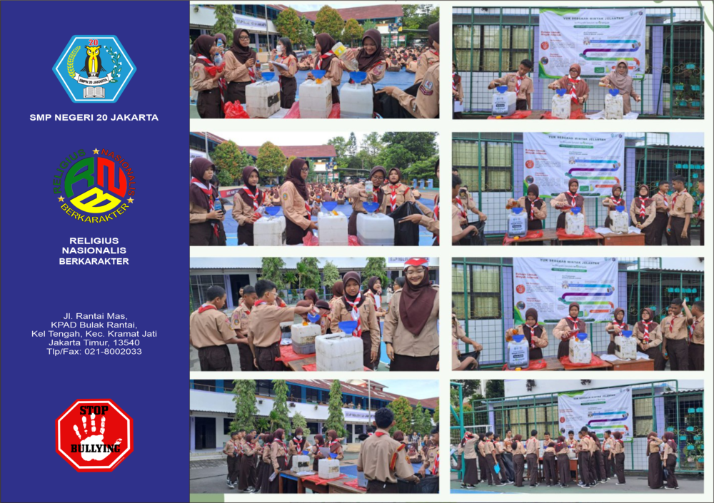 SMPN 20 Jakarta Laksanakan Program Sekolah Tersenyum Bersama Rumah Sosial Kutub
