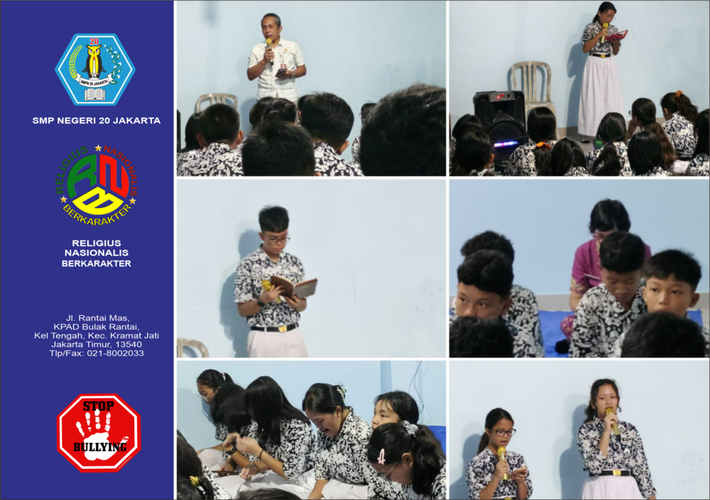 SMPN 20 Jakarta Selenggarakan Kegiatan Ibadah Rohkris Pekan Pertama Semester Genap T.P. 2024-2025