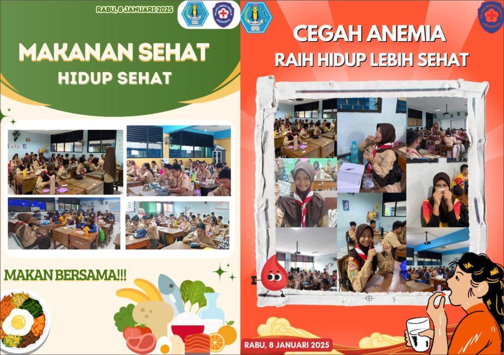 SMPN 20 Jakarta Gelar Aksi Bergizi dan Minum Tablet Tambah Darah untuk Cegah Anemia