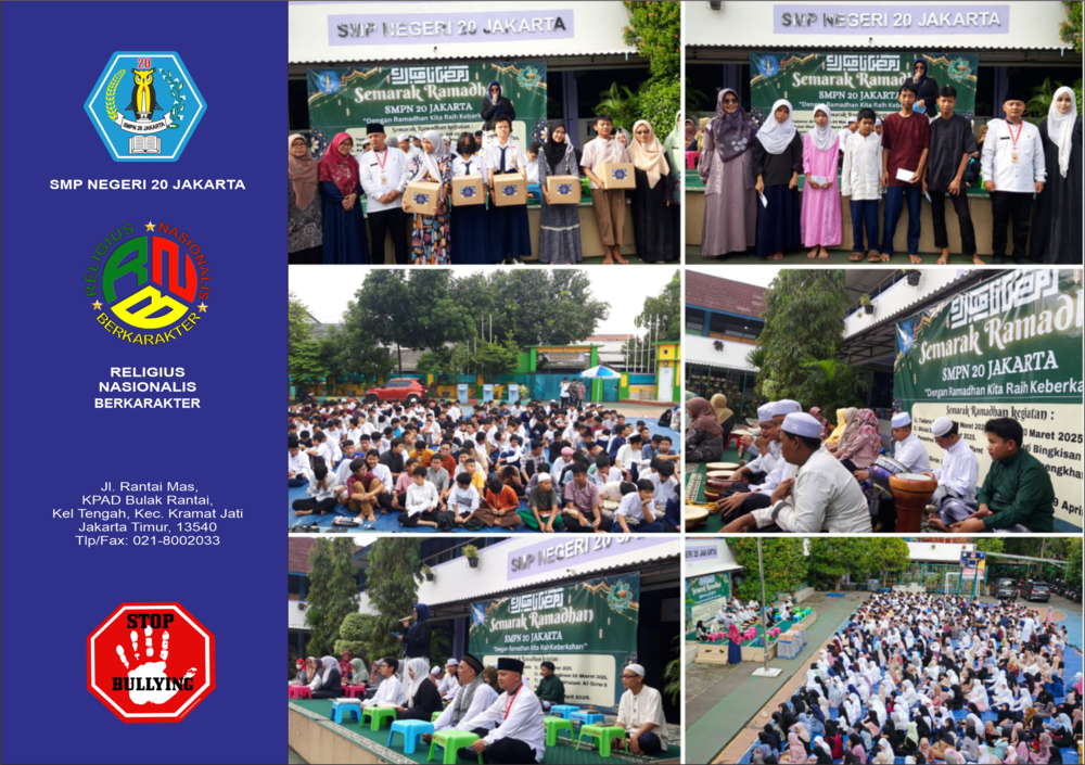 Rohis SMPN 20 Jakarta Gelar Kegiatan Pembagian Bingkisan dan Pemberian ZIS